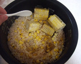 簡単すぎ♪とうもろこしの炊きこみごはん作り方6写真