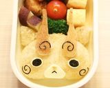 妖怪ウォッチ　コマじろう＊キャラ弁作り方8写真