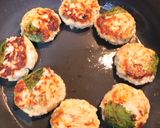 鶏ミンチとなめたけの簡単大葉巻きつくね♪作り方6写真