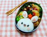 幼稚園 お弁当 キャラ弁♡モフィちゃん作り方5写真