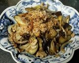 ナスと玉ねぎ炒め(豚肉入り)作り方4写真