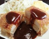 揚げないチキンカツ☆じゃがいも挟みVer作り方4写真