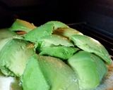 焼きアボカド黒蜜黄粉デザートースト作り方5写真