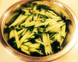 大量消費！簡単きゅうりのごまマヨ和え作り方1写真