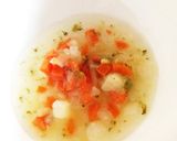 離乳食後期。作り置き野菜スープでおやき作り方1写真