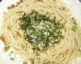 納豆とタラコの和風ネバネバパスタ作り方4写真