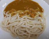冷やしカレーうどんの素で冷しカレーうどん作り方10写真