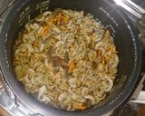ホタテのヒモの炊き込みご飯作り方3写真