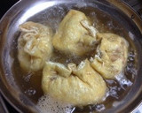 油揚げの巾着煮作り方4写真