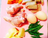 簡単☆圧力鍋で手羽元と野菜の煮物作り方1写真