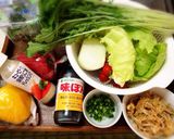 鶏皮のゴマドレポン♪サラダ作り方18写真