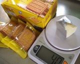 誕生日に❤️ヨーグルトレアチーズケーキ作り方4写真