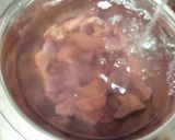 鶏のレバーと砂ずりの簡単麺つゆ煮作り方2写真