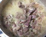 鶏のレバーと砂ずりの簡単麺つゆ煮作り方3写真