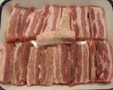 夫の好物♪豚バラとキャベツのトマト煮込み作り方1写真