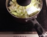 切って煮るだけ！キャベツと厚揚げの煮浸し作り方3写真
