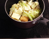 切って煮るだけ！キャベツと厚揚げの煮浸し作り方4写真