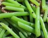 しゃきしゃき山菜ミズと豚こまの生姜焼き作り方3写真