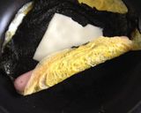 魚肉ソーセージ入り玉子焼き作り方4写真