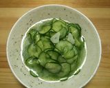 超簡単☆キュウリのニンニク油あえ☆作り方5写真