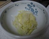 キャベツとツナの胡麻ゴマ和え作り方1写真