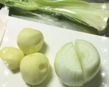 セロリと玉ねぎの冷製スープ作り方1写真