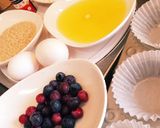簡単カフェ風♡大人のブルーベリーマフィン作り方1写真
