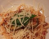 簡単 白なすのミートソースパスタ作り方5写真