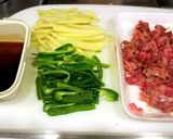 じゃがいもの青椒肉絲（チンジャオロース）作り方1写真