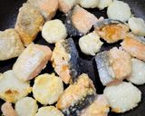 鮭と長芋の中華あんかけ♡作り方4写真