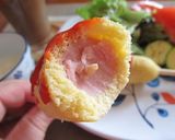 糖質制限・レンジで大豆粉アメリカンドッグ作り方7写真