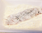 ササミのクリームチーズと海苔佃煮挟み焼き作り方7写真