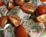 夏野菜と鶏もも肉の簡単マヨネーズグリル作り方5写真