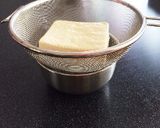 豆腐の水抜き作り方1写真