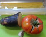 最速のトマトソースの茄子パスタ作り方1写真