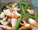ちくわと三度豆の胡麻和え作り方2写真