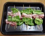 豚バラピーマン串焼き作り方3写真