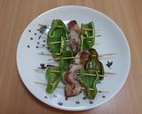 豚バラピーマン串焼き作り方5写真