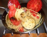 最速のトマトソースの茄子パスタ作り方15写真