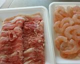 お弁当、つまみに！ぷりぷりエビ肉巻き作り方1写真