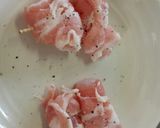 お弁当、つまみに！ぷりぷりエビ肉巻き作り方2写真
