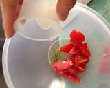 簡単 冷製生ハムトマトそうめん作り方4写真