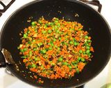 中華風肉味噌 レタス包み作り方3写真