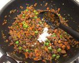 中華風肉味噌 レタス包み作り方7写真