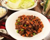 中華風肉味噌 レタス包み作り方8写真
