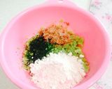 離乳食後期♡手づかみお好み焼き風作り方2写真