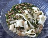 暑い夏に！納豆めかぶのネバネバ冷やうどん作り方3写真