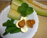 オクラが決め手の野菜アイス作り方1写真