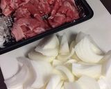 豚肉と玉ねぎの甘酢あえ作り方1写真