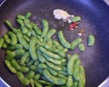 やみつき！枝豆のガーリックピリ辛作り方3写真